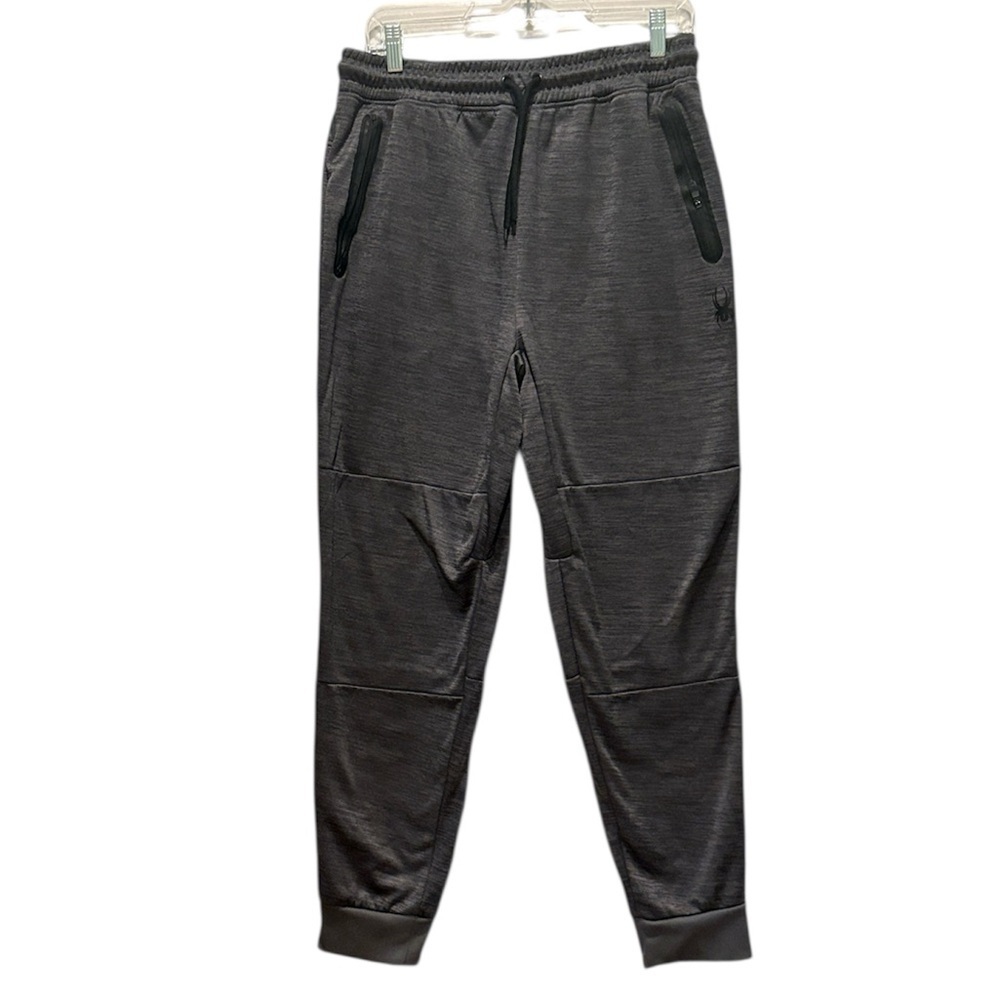 Spyder - Men's Tech Fleece Lined Joggers, pant. Size Large. Dary Gray / Charcoal